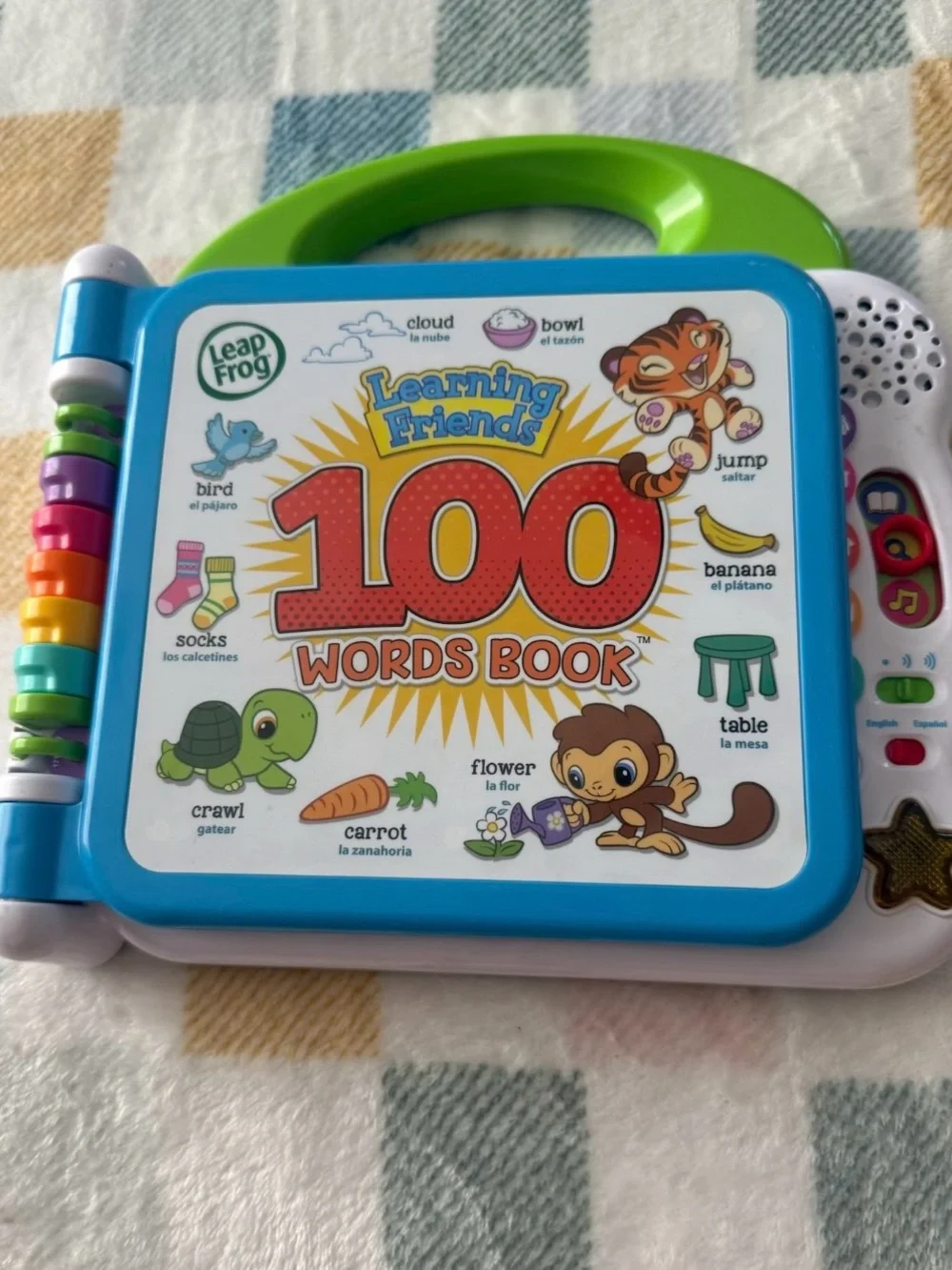 Learning Friends 100 Words Book - Blue & Green